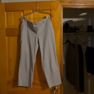 Loft light weight cropped pants